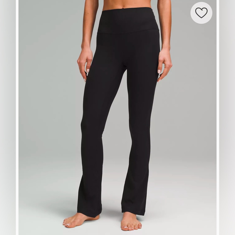 Lululemon Align High Rise Mini Flared Pant - Size 6, 28” Inseam, Black
